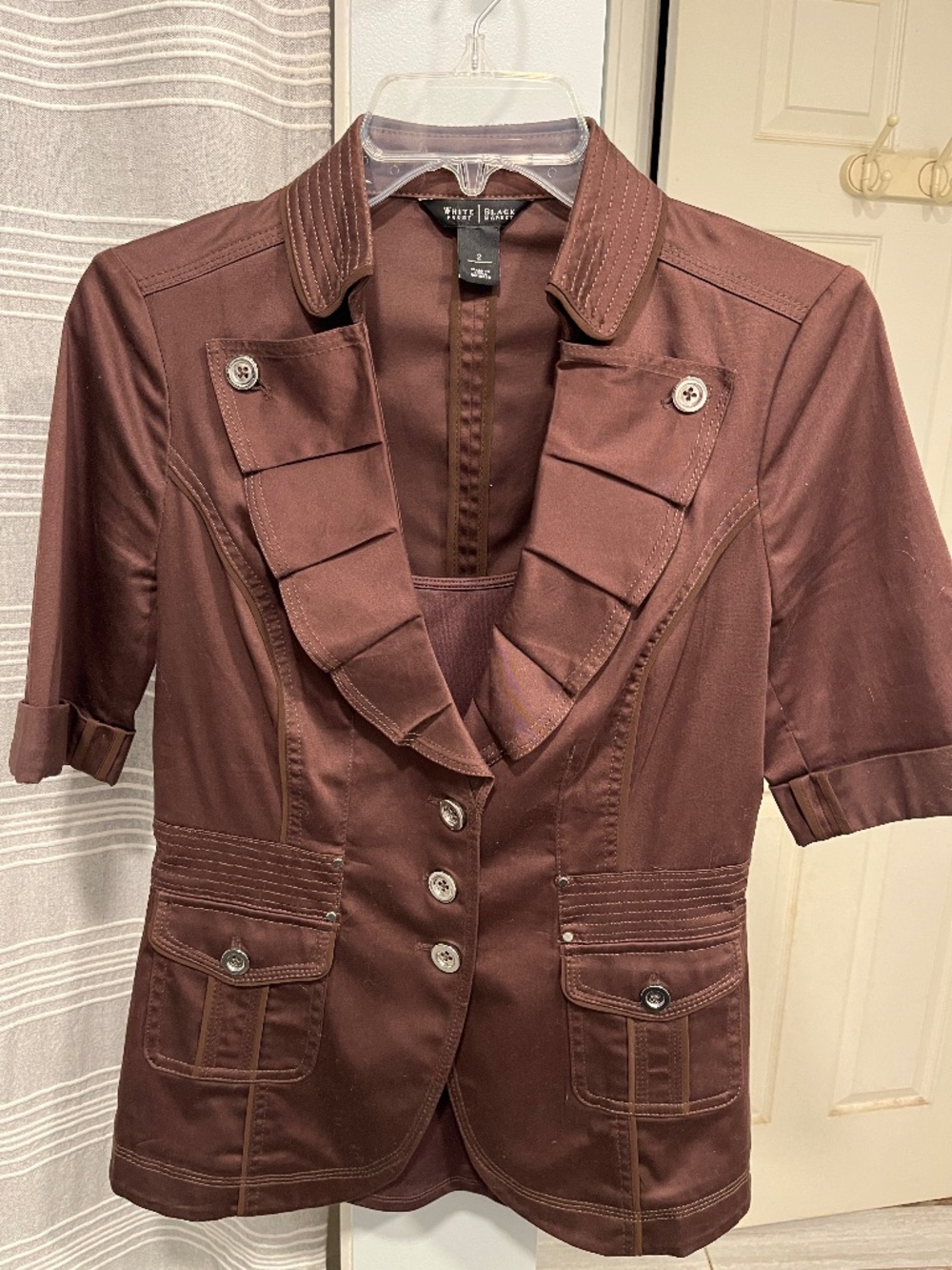 White House Black Market Brown Blazer